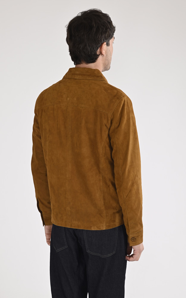 La Canadienne Surchemise Houston Velours Cognac