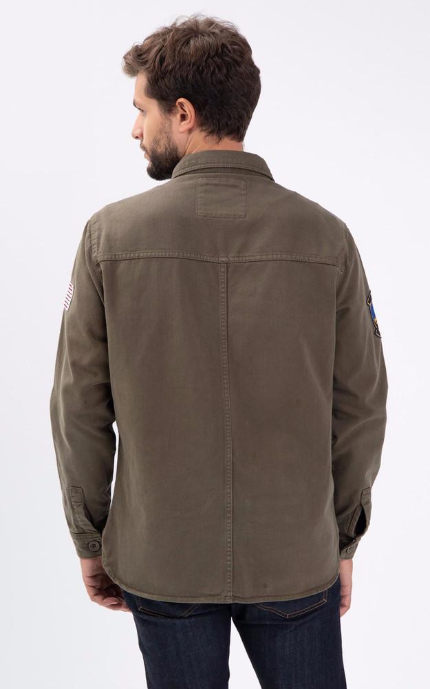 La Canadienne Surchemise Militaire Jeffy Olive