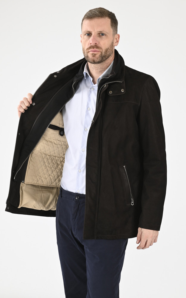 La Canadienne Surveste Chaude Nubuck Marron