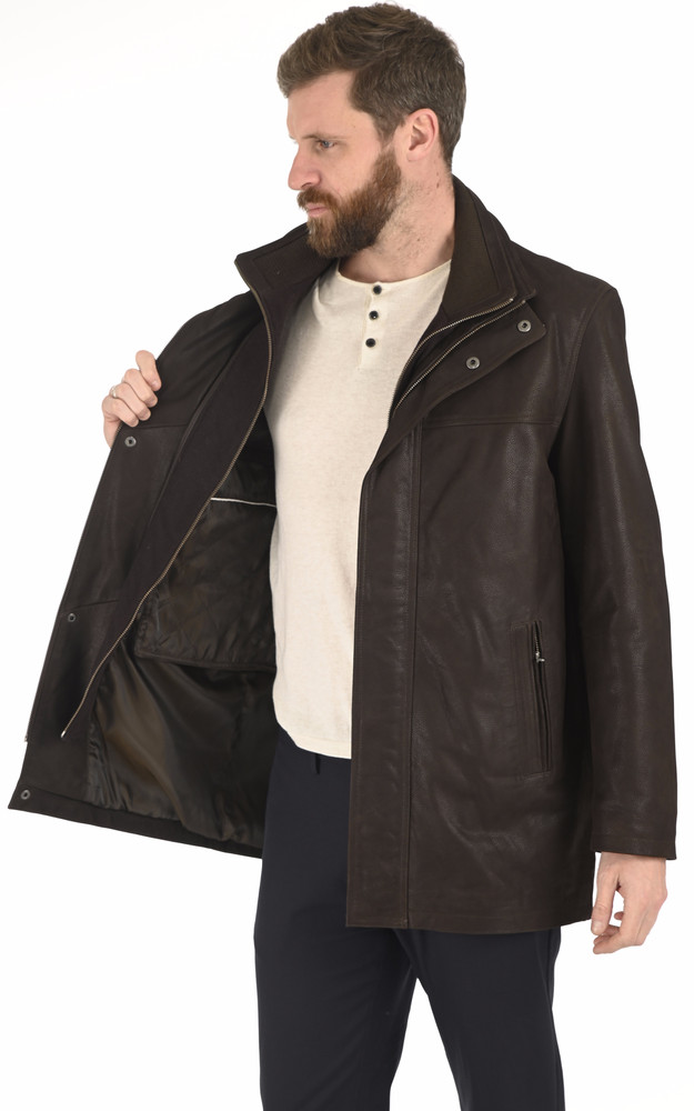 La Canadienne Surveste Vachette Grainée Marron