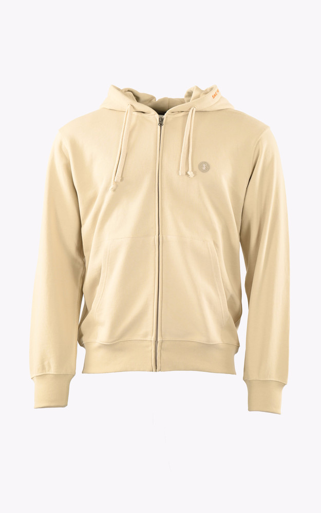 la canadienne Sweat capuche Adonias beige