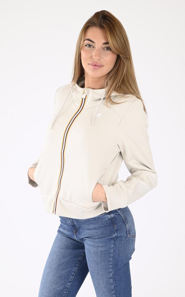 la canadienne Sweat capuche DIVINE LIGHT beige