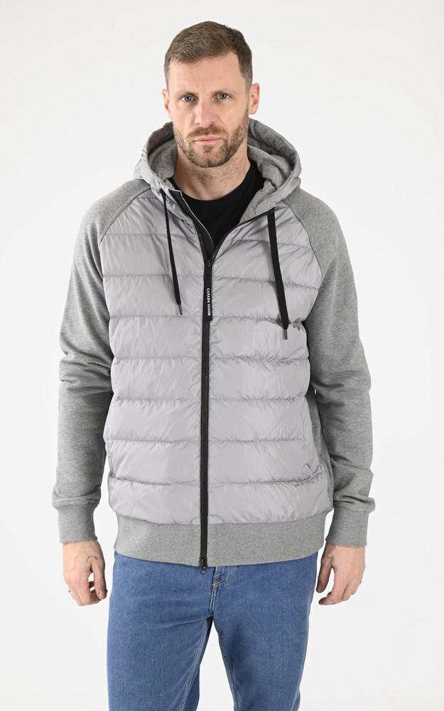 la canadienne Sweat Hybridge Huron Full zip gris