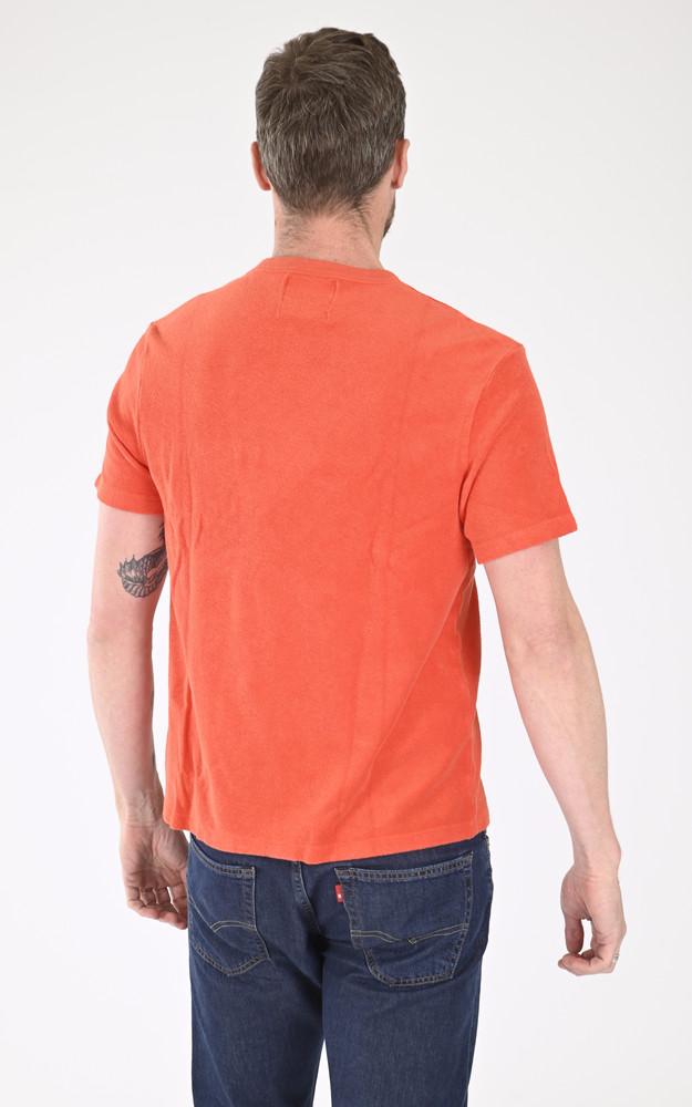 La Canadienne T-shirt Coton éponge Orange