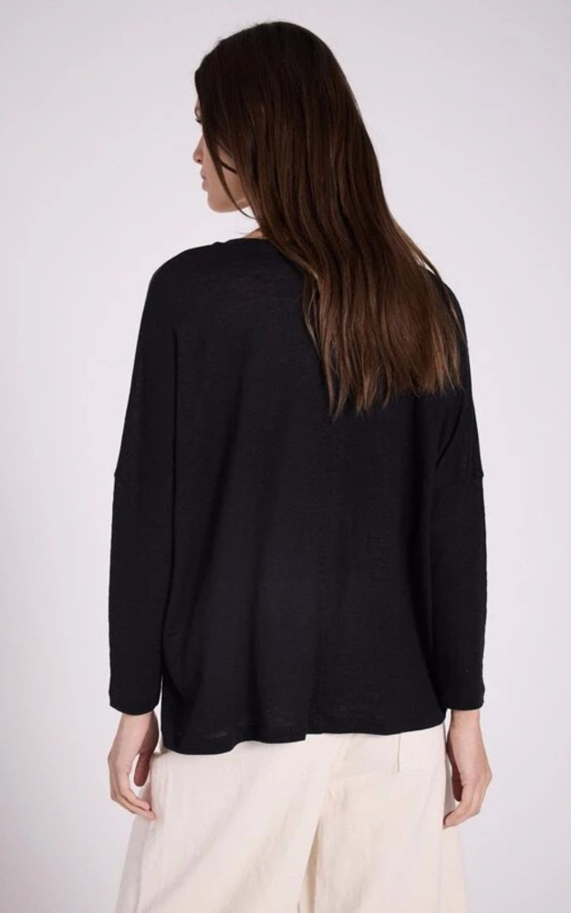 La Canadienne T-shirt Manches Longues Noir