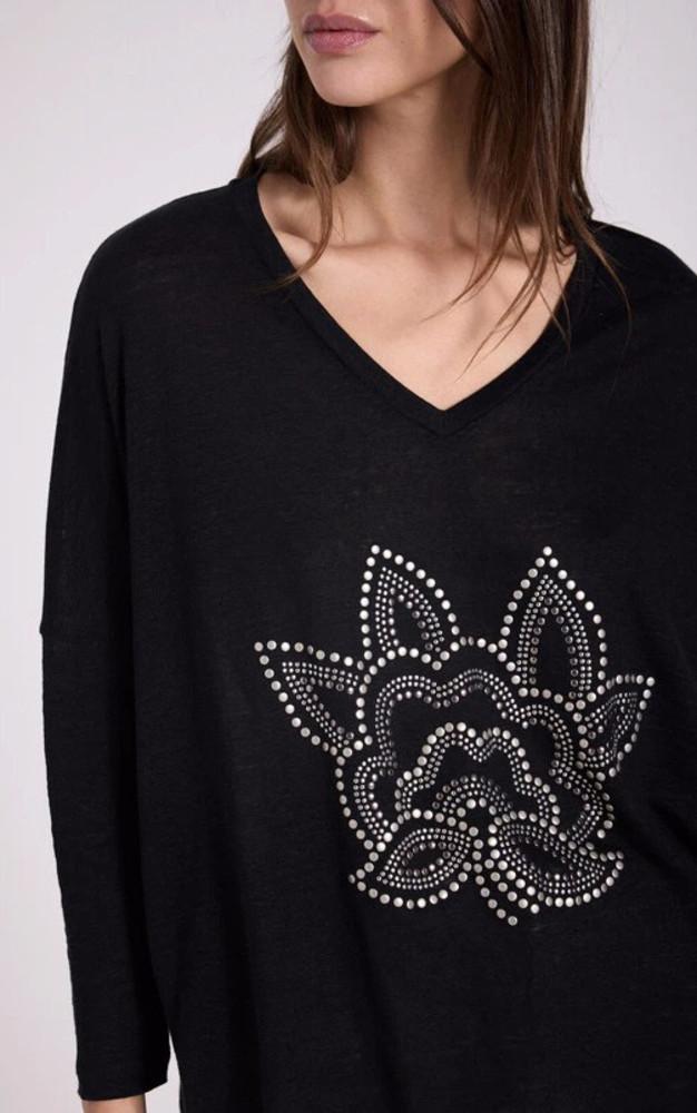 La Canadienne T-shirt Manches Longues Noir