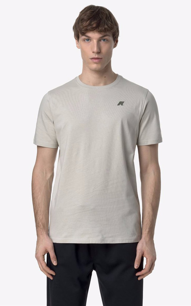 la canadienne T-shirt Odom Ascii beige