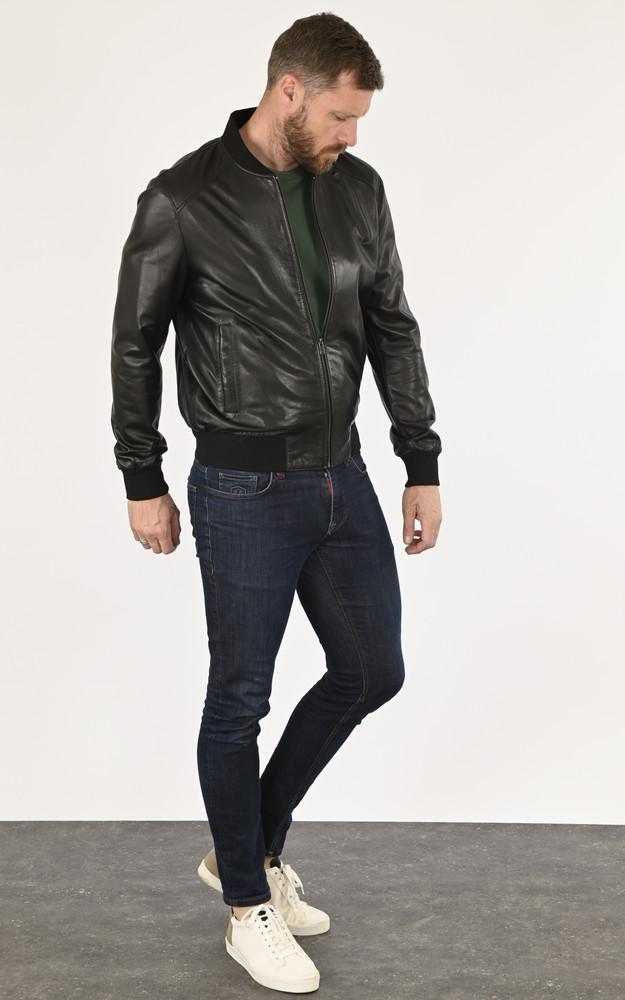 La Canadienne Teddy Cuir Agneau Noir
