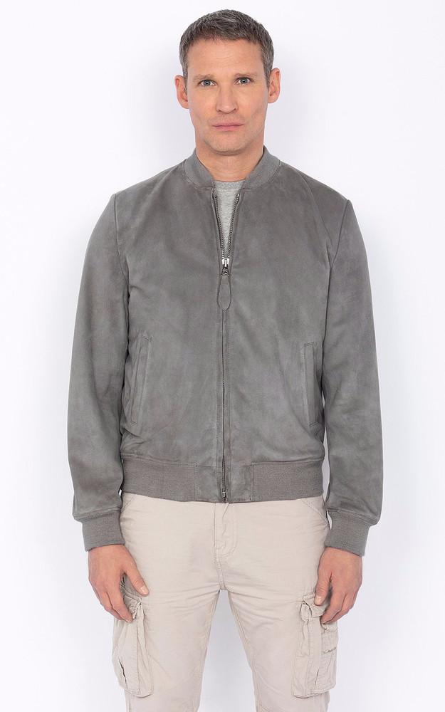 la canadienne Teddy cuir velours LC300 Light grey