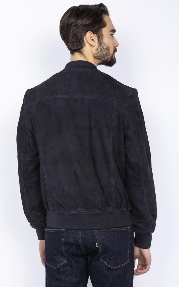 La Canadienne Teddy Cuir Velours LC300 Navy