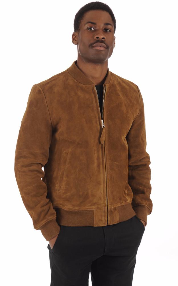 la canadienne Teddy cuir velours LC300 Rust