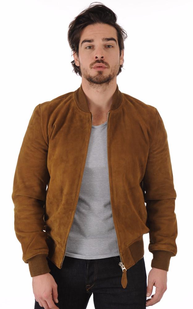 la canadienne Teddy cuir velours LC3017 Rust