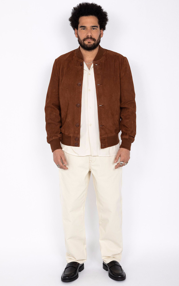 La Canadienne Teddy Cuir Velours LCTEXAS Cognac