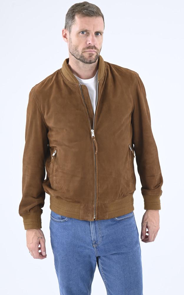 La Canadienne Teddy Cuir Velours Windon Tabac