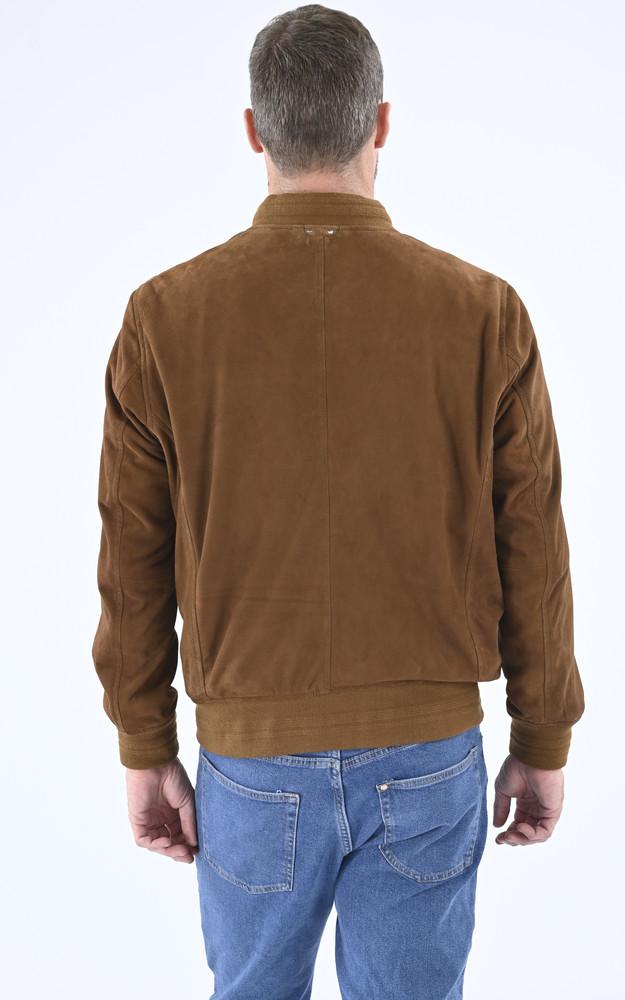 La Canadienne Teddy Cuir Velours Windon Tabac