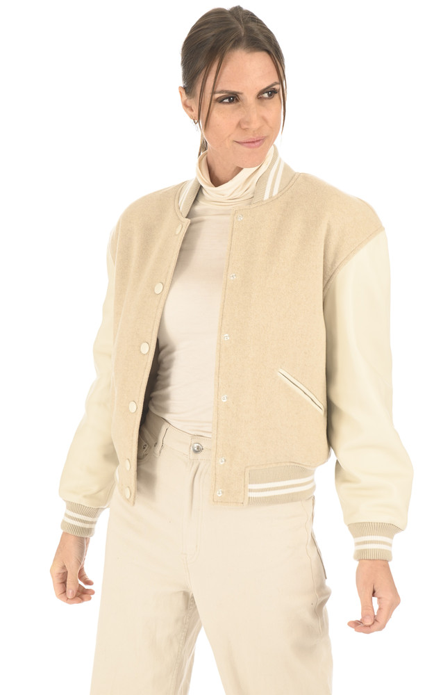 La Canadienne Teddy Laine Et Agneau Beige