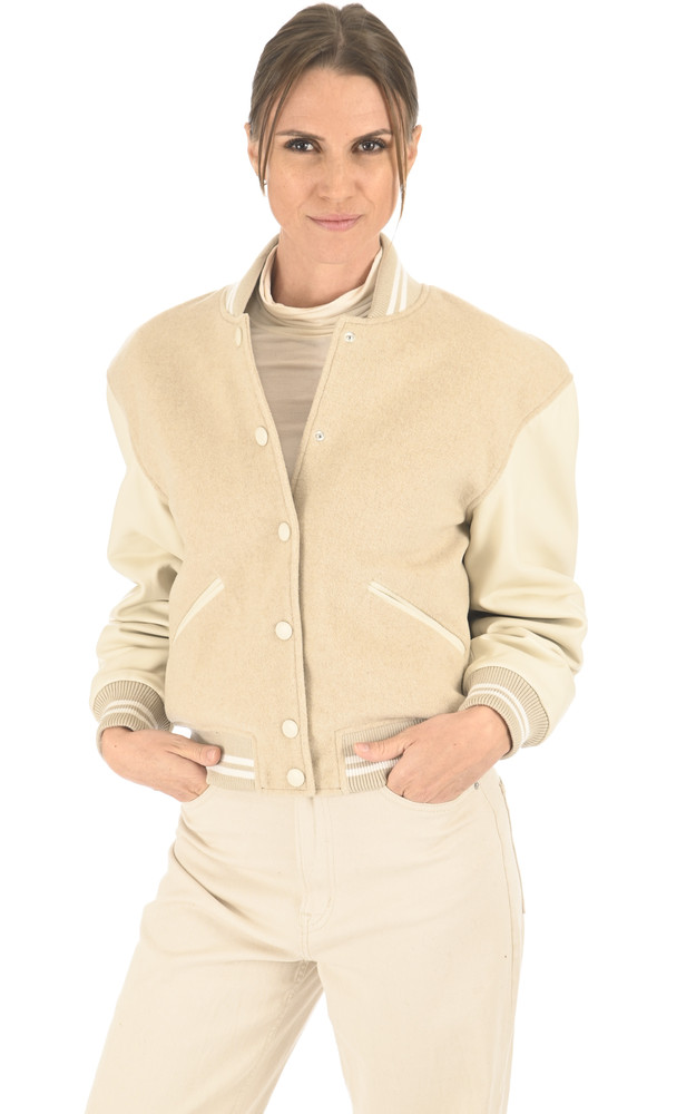 La Canadienne Teddy Laine Et Agneau Beige