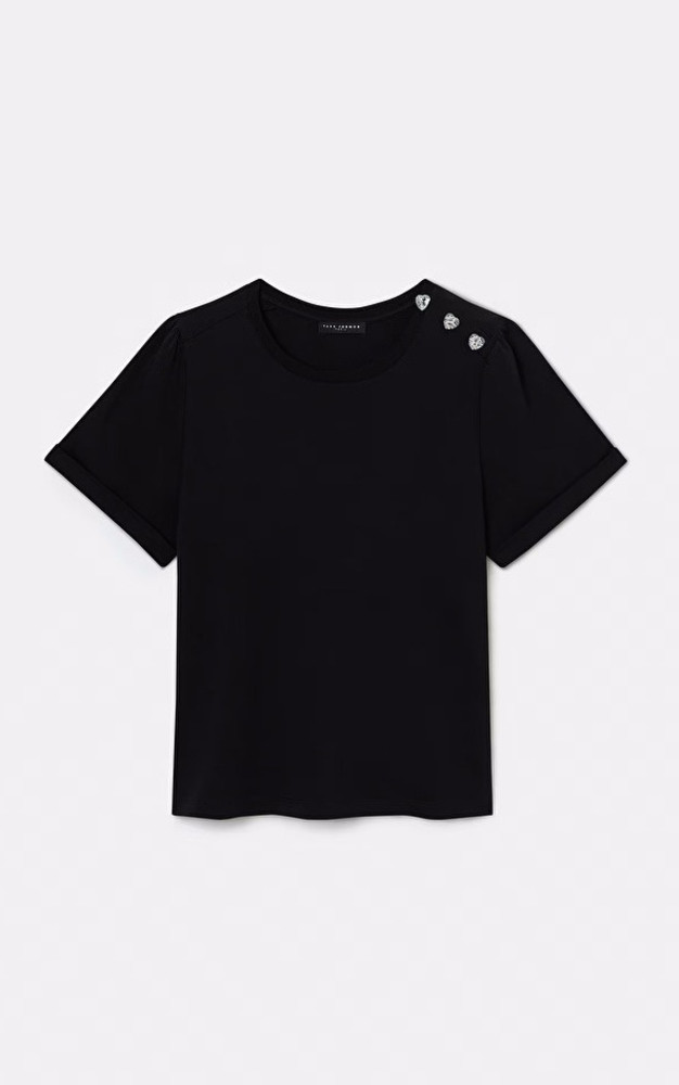 La Canadienne Tee-shirt Coton Noir