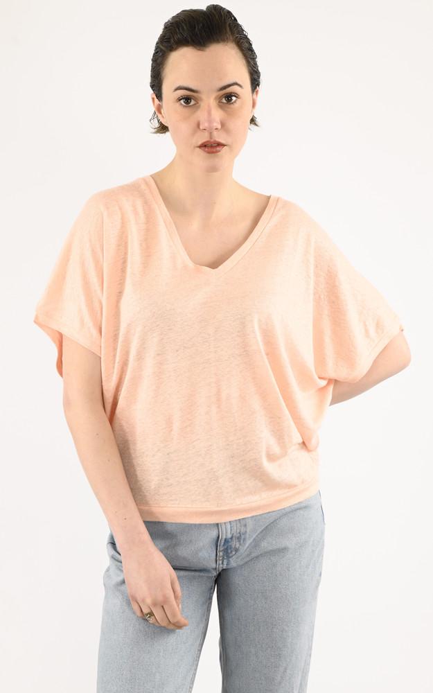 la canadienne Top lin Sophia rose pale