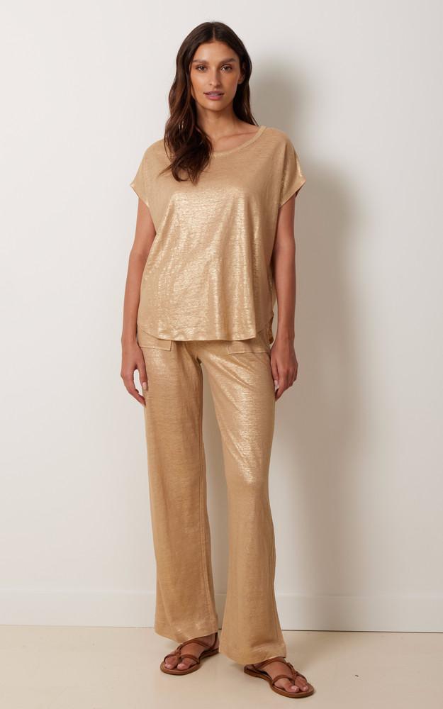 La Canadienne Top Lin Tess Beige Doré