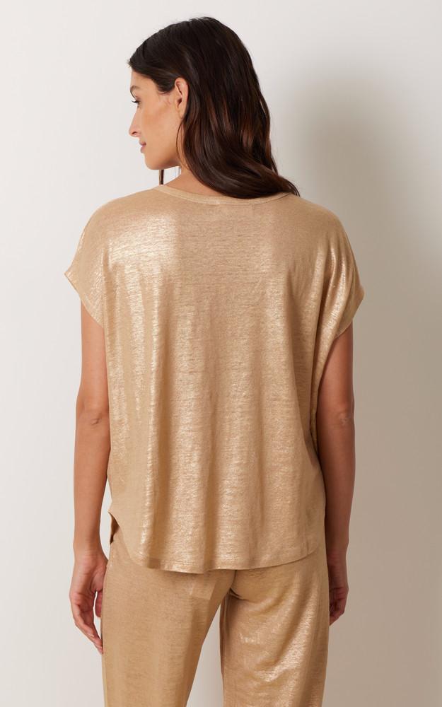 La Canadienne Top Lin Tess Beige Doré