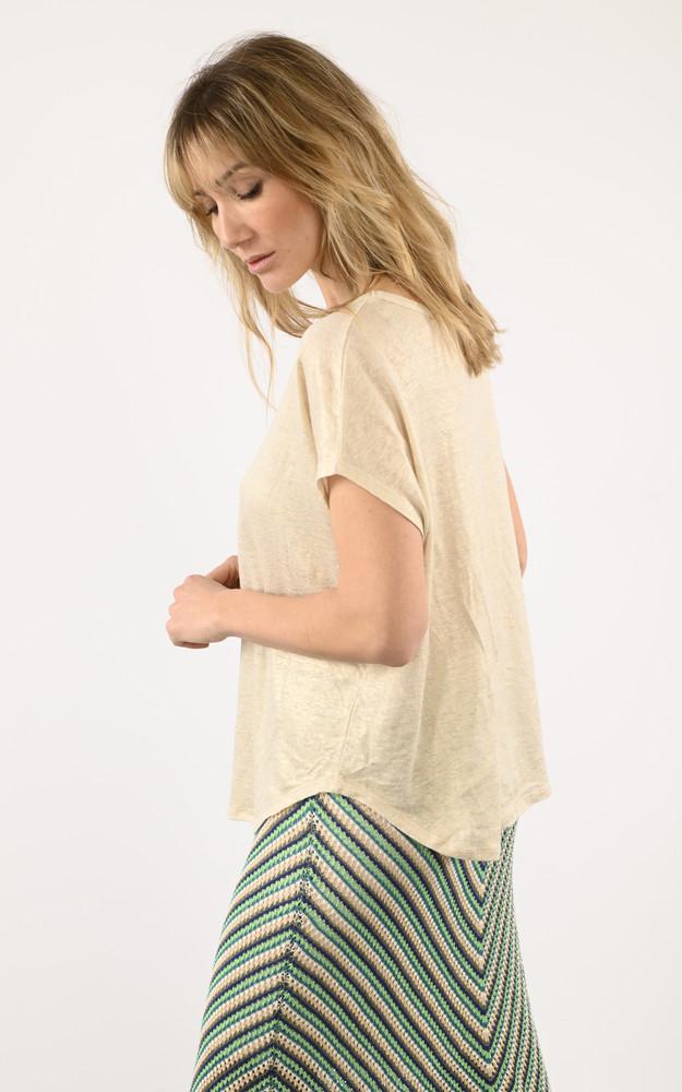 La Canadienne Top Lin Tess écru Doré