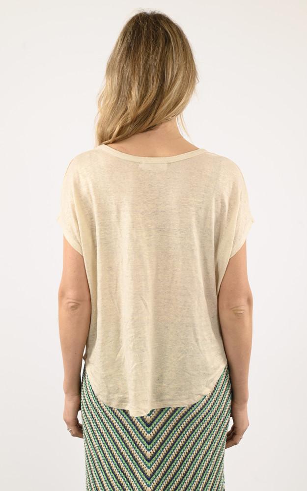 La Canadienne Top Lin Tess écru Doré