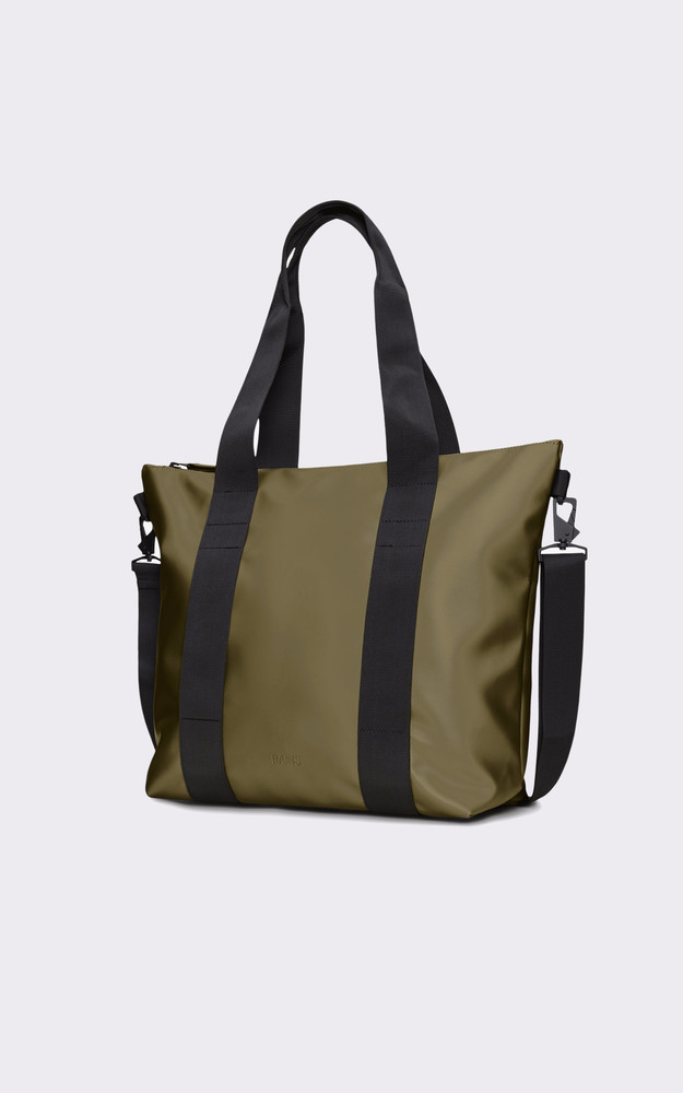 La Canadienne Tote Bag Mini Kaki Métallique