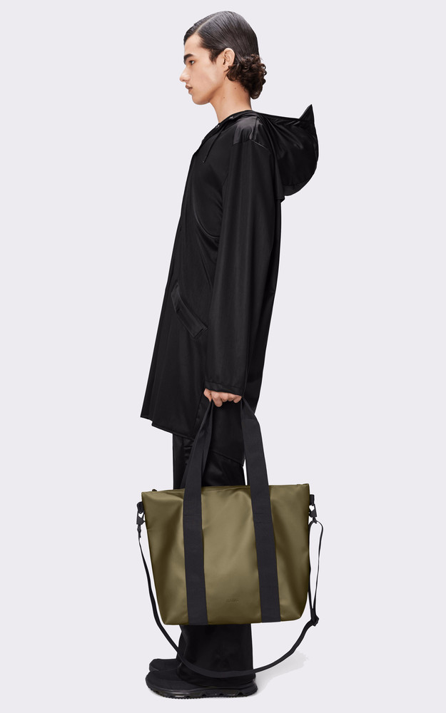 La Canadienne Tote Bag Mini Kaki Métallique