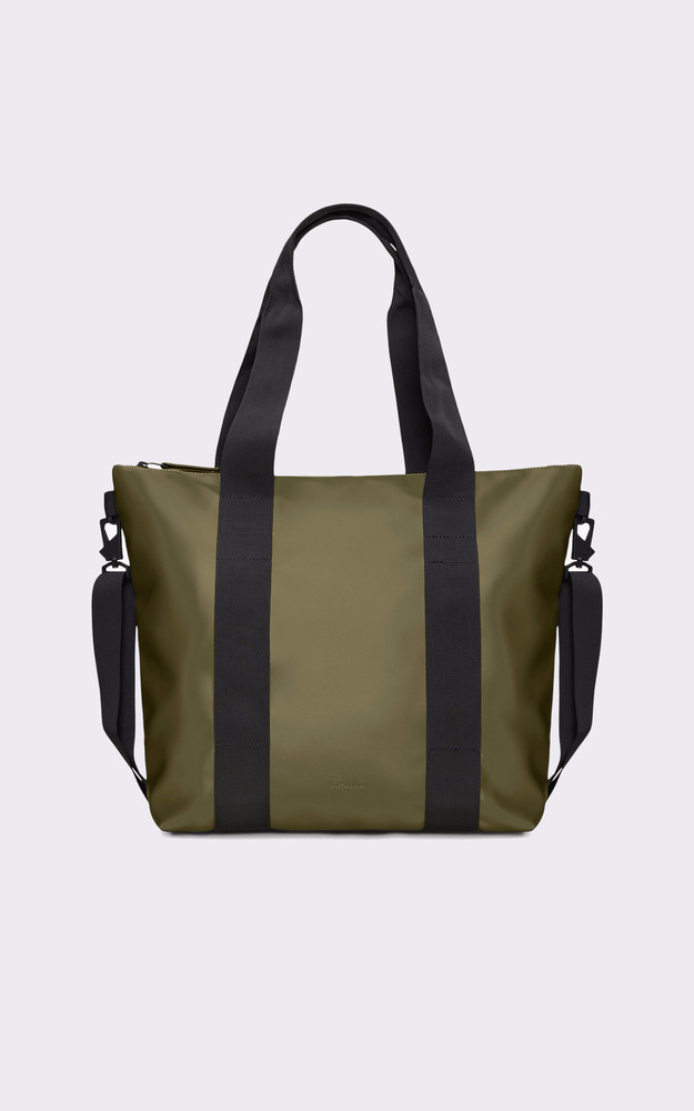 la canadienne Tote bag mini kaki métallique