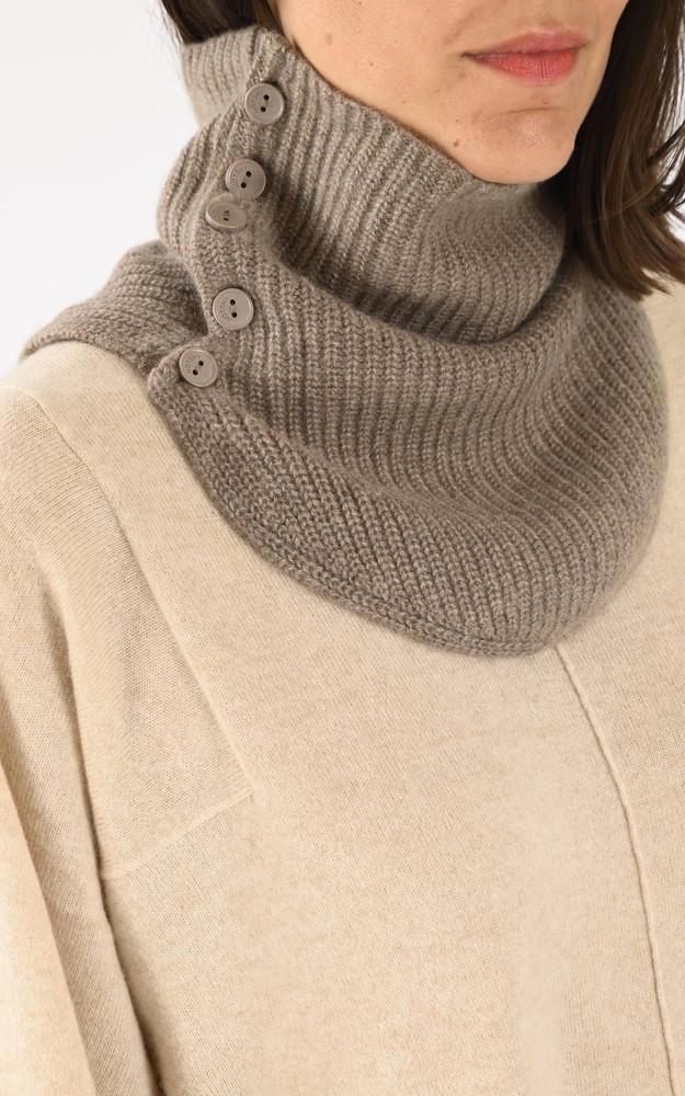 La Canadienne Tour De Cou Cachemire Taupe