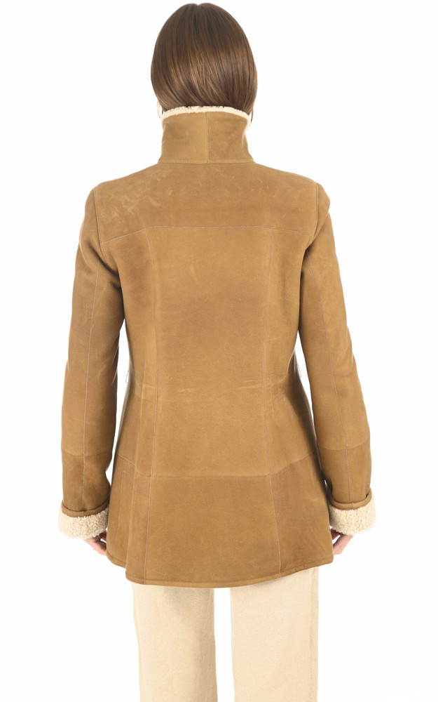 La Canadienne Veste Agneau Merinillo Camel