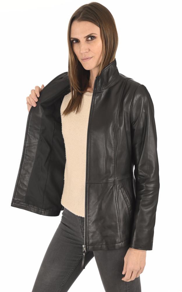 La Canadienne Veste Agneau Noir