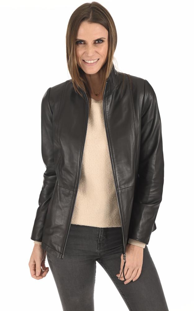 la canadienne Veste agneau noir