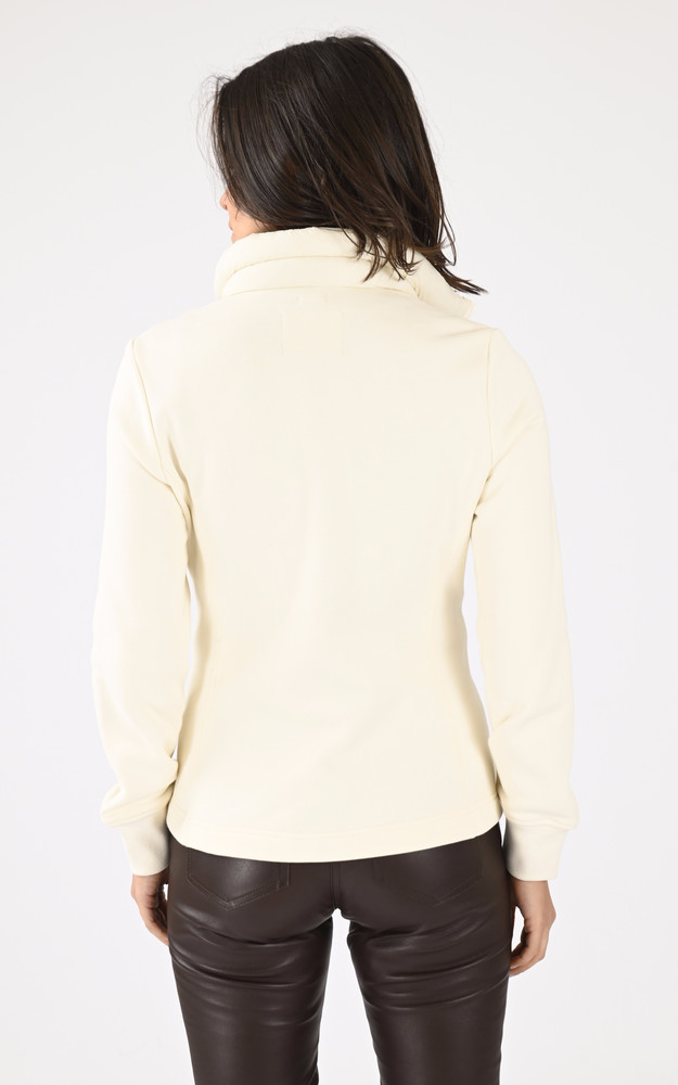 La Canadienne Veste Bi-matière Annick Crème