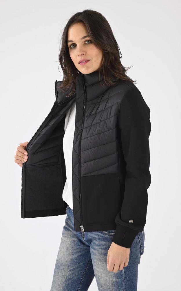 La Canadienne Veste Bi-matière Annick Noire