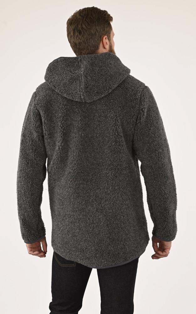 La Canadienne Veste Capuche Mouton Gris