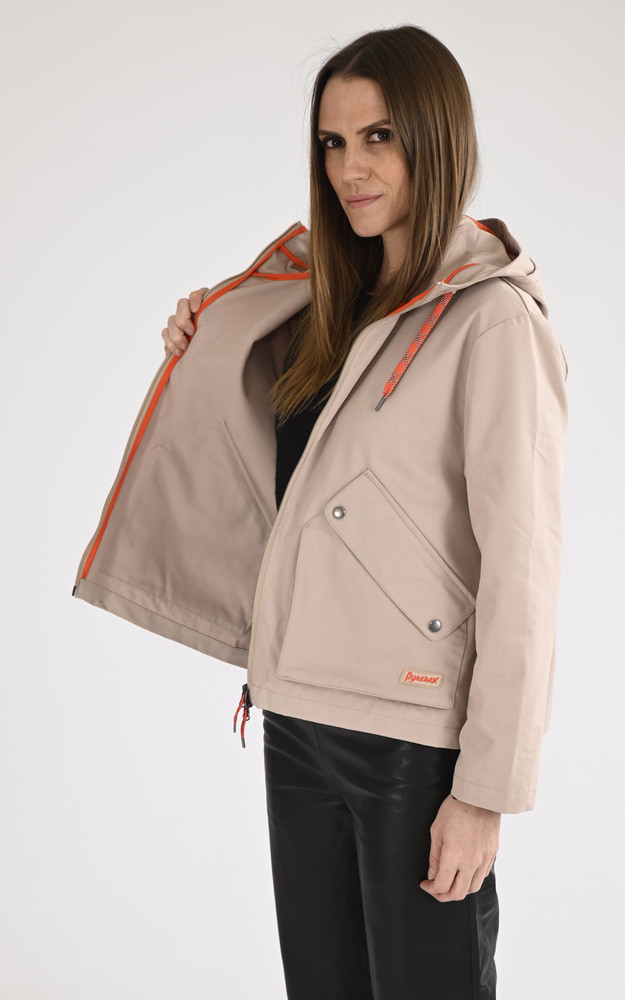 La Canadienne Veste Capuche Waterfall Beige