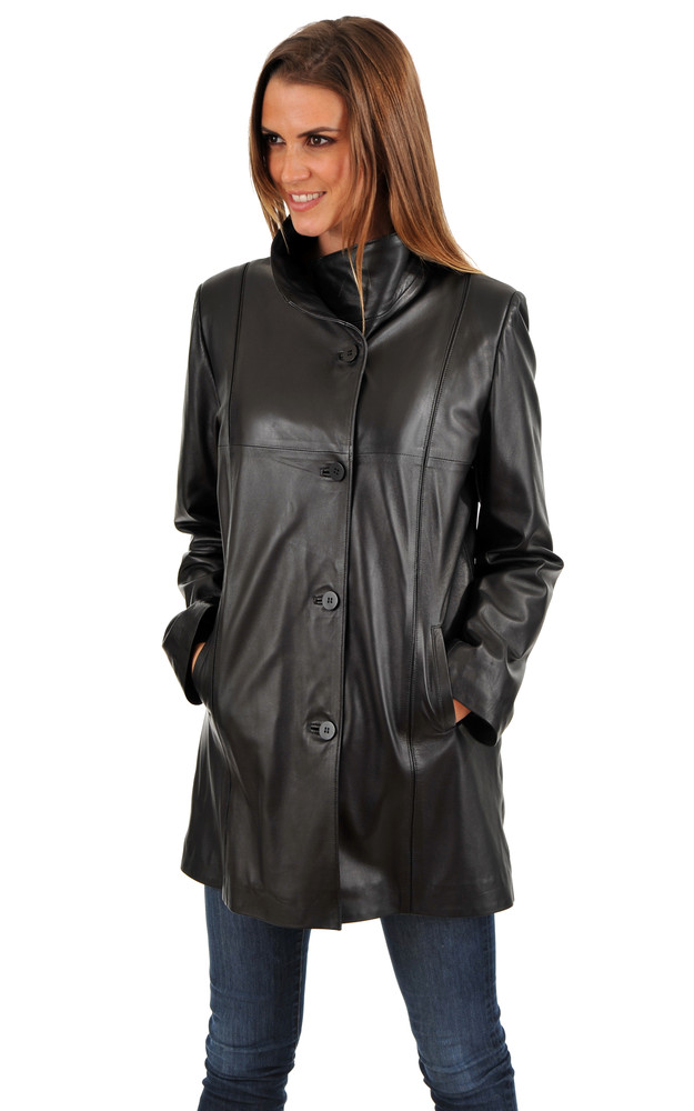 la canadienne Veste confort agneau noir