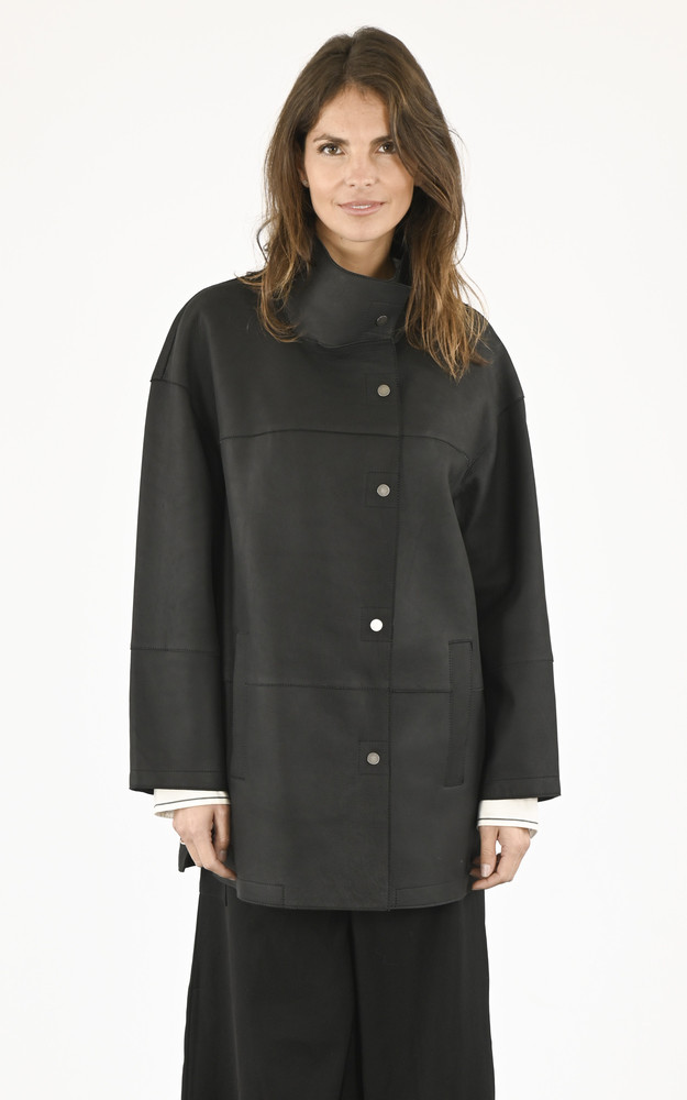 la canadienne Veste confort agneau noir