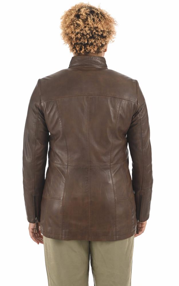 La Canadienne Veste Confort Cuir Marron