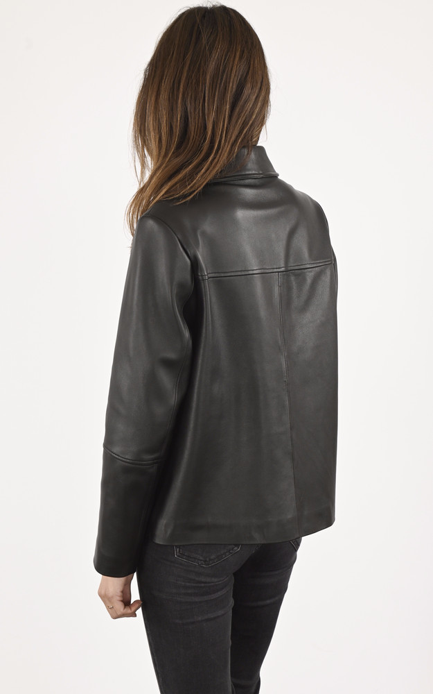 La Canadienne Veste Confort Cuir Noir