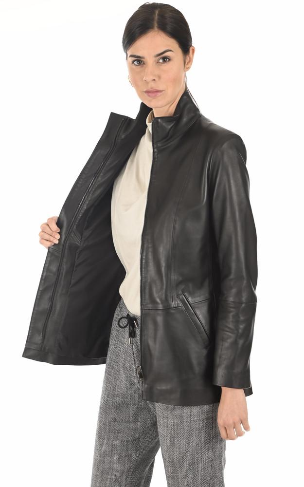 La Canadienne Veste Confortable Cuir Noir
