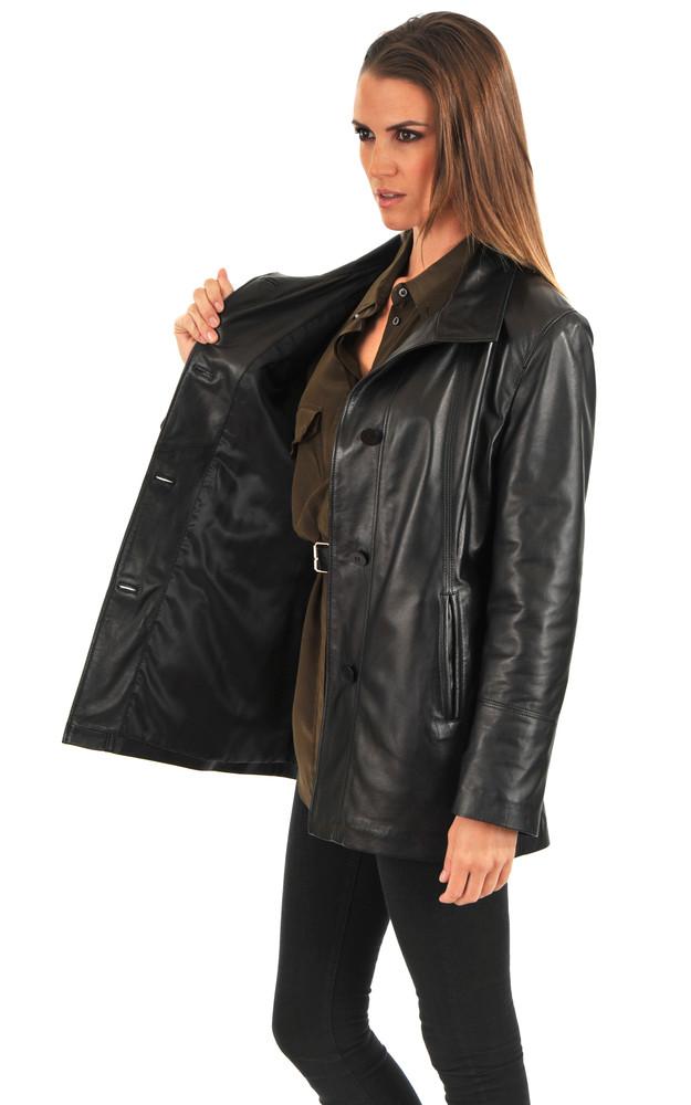 La Canadienne Veste Confortable En Cuir Agneau