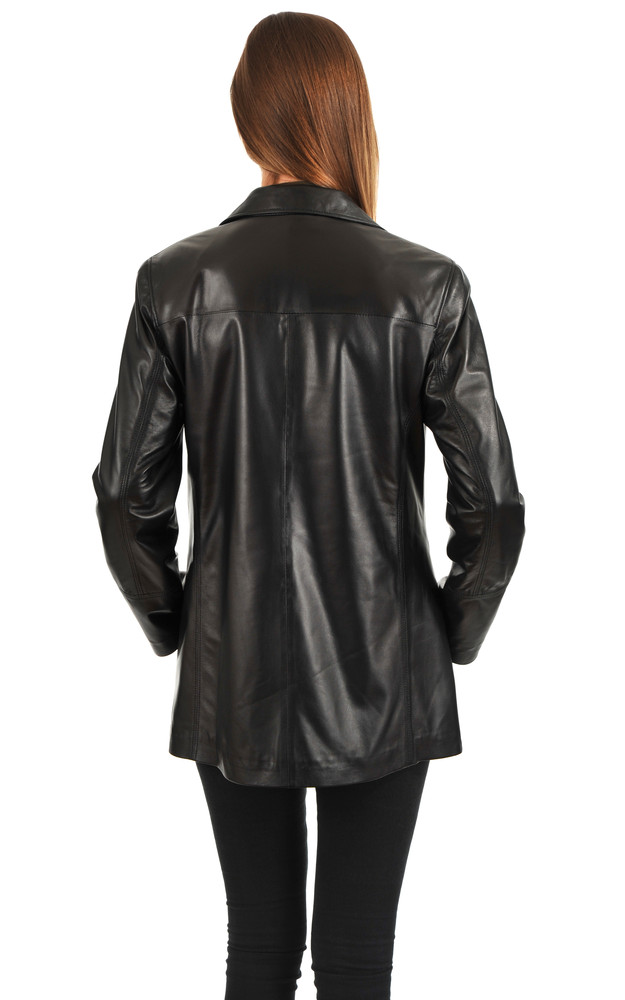 La Canadienne Veste Confortable En Cuir Agneau