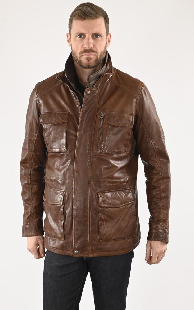 la canadienne Veste confortable Rodéo marron