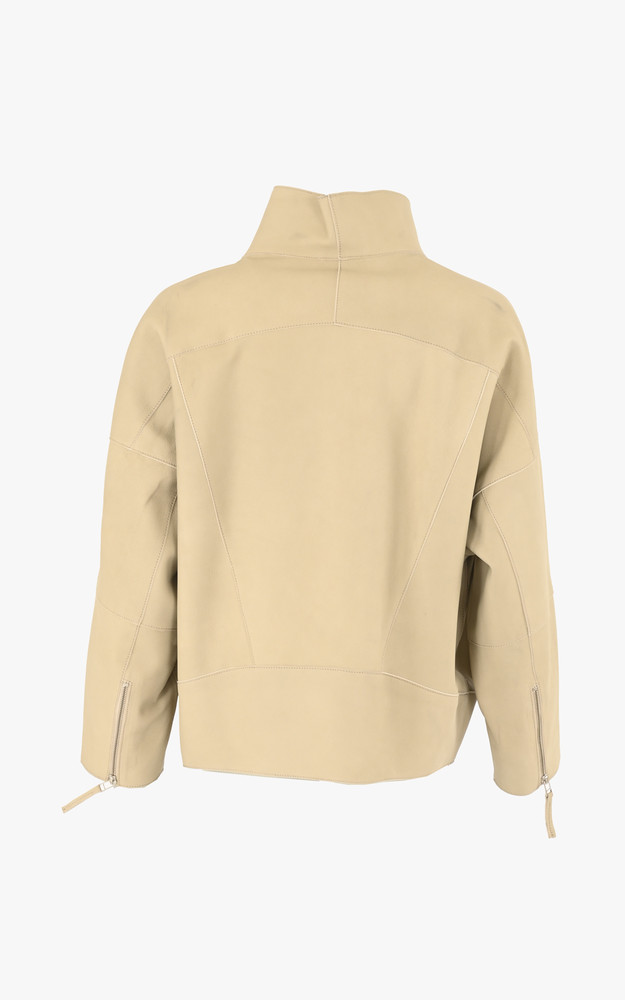 La Canadienne Veste Couture Agneau Beige