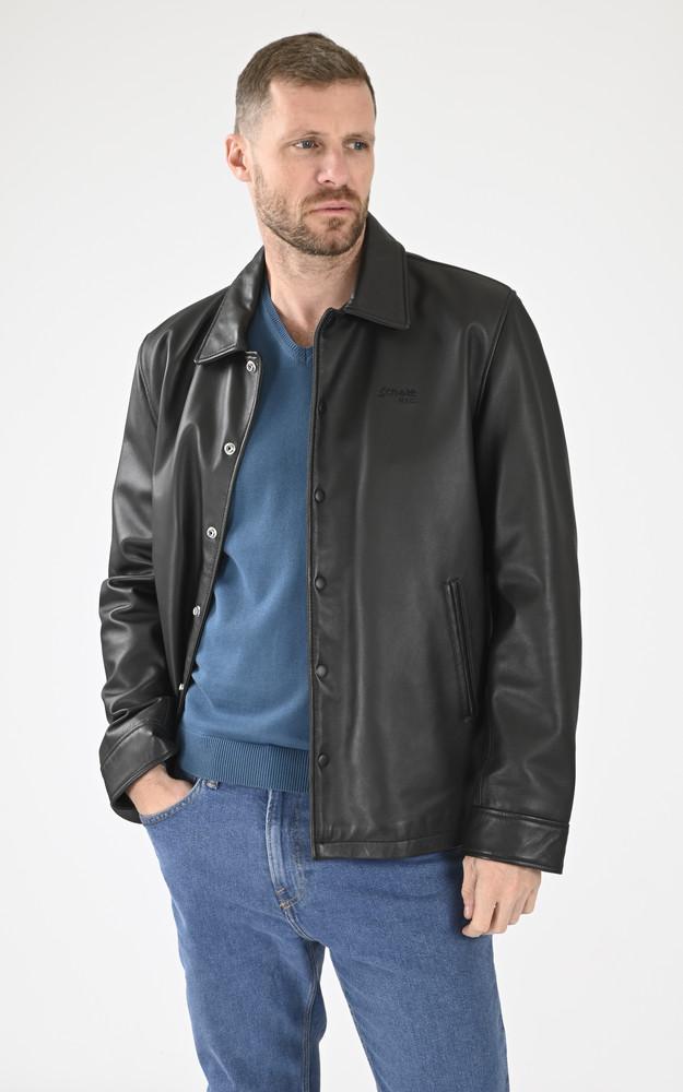 la canadienne Veste cuir LCCOACH noir