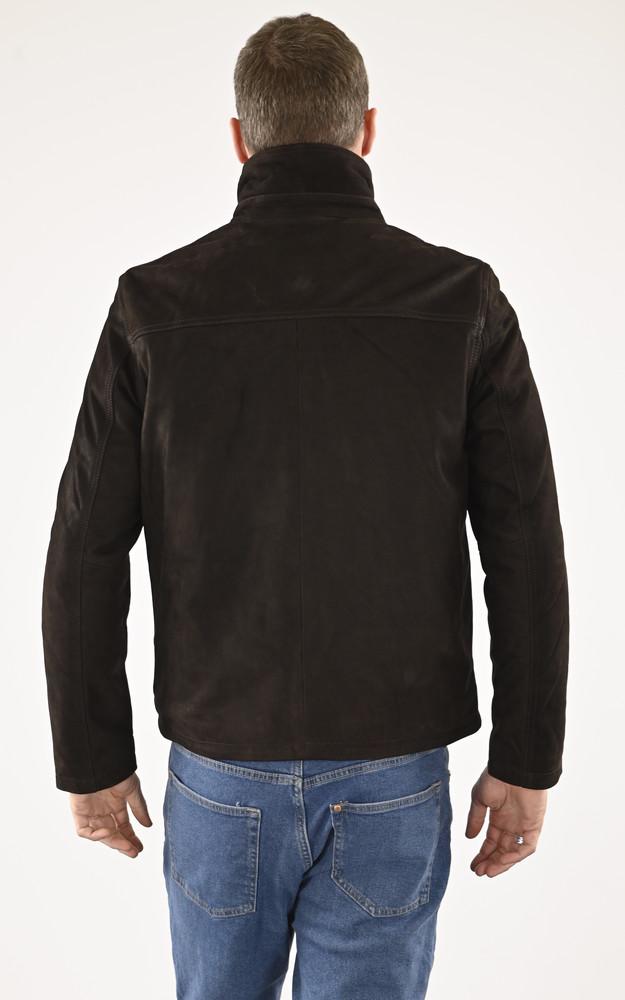 La Canadienne Veste Cuir Nubuck Ford Marron