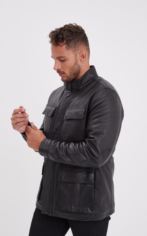 La Canadienne Veste Cuir Salemir Noir